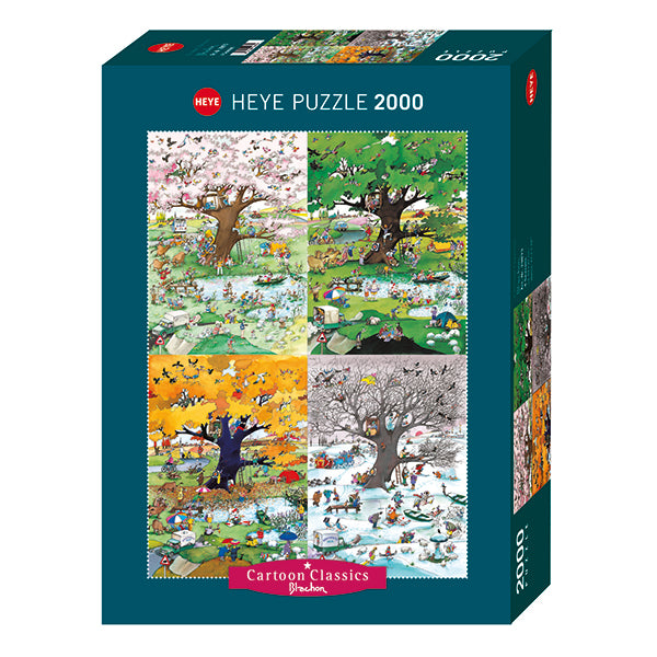 Blachon&#39;s 4 Seasons 2000 Piece Puzzle - Quick Ship - Puzzlicious.com