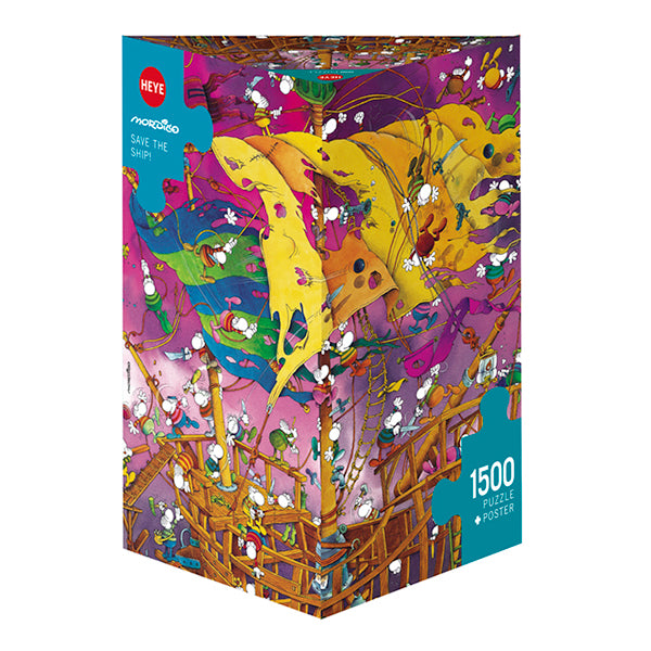 Mordillo Save the Ship 1500 Piece Puzzle - Quick Ship - Puzzlicious.com