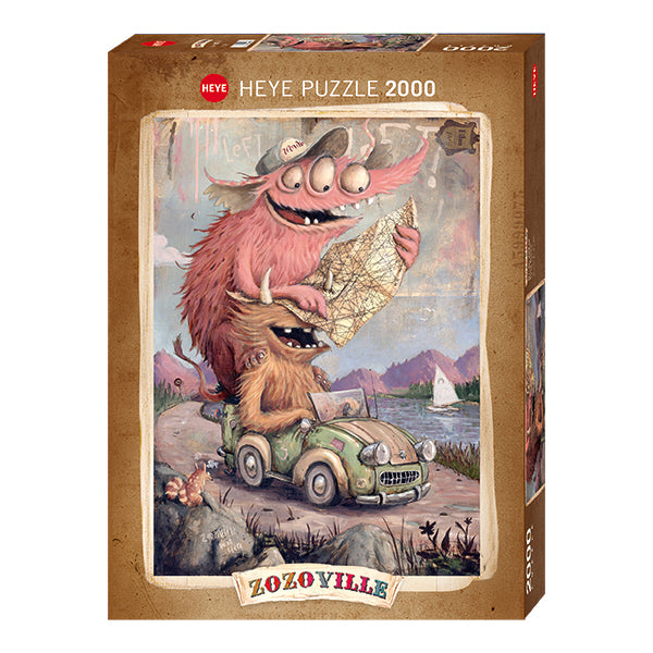 Zozoville: Road Trippin&#39; 2000 Piece Puzzle - Quick Ship - Puzzlicious.com