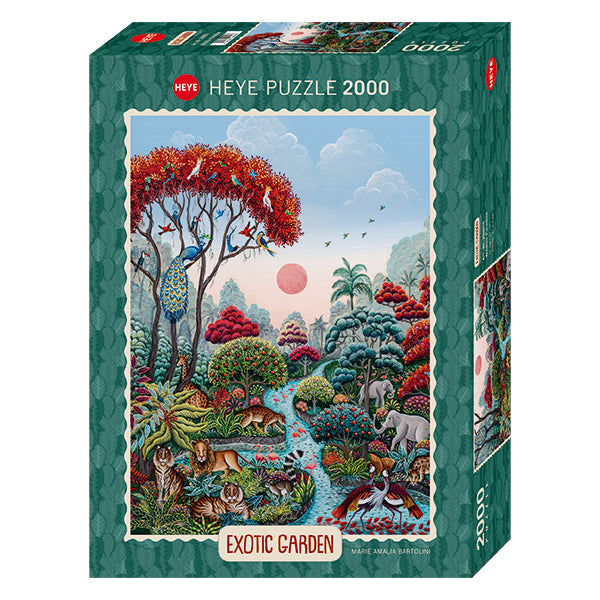 Exotic Garden: Wildlife Paradise 2000 Piece Puzzle - Quick Ship - Puzzlicious.com