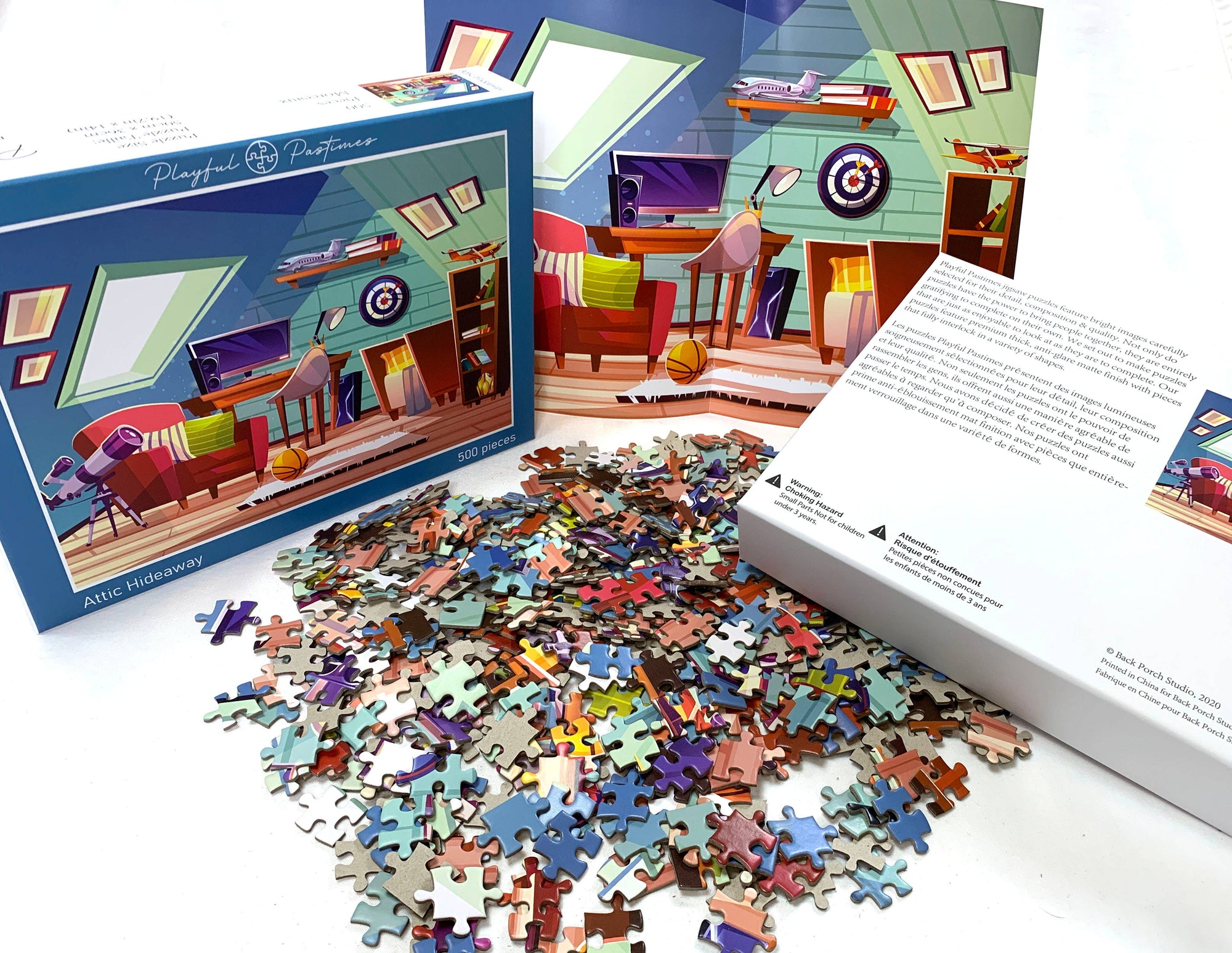 Attic Hideaway 500 piece jigsaw puzzle - Quick Ship - Puzzlicious.com