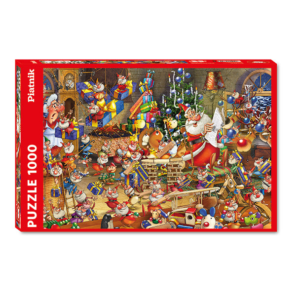 Ruyer's Christmas Chaos 1000 Piece Puzzle - Puzzlicious.com