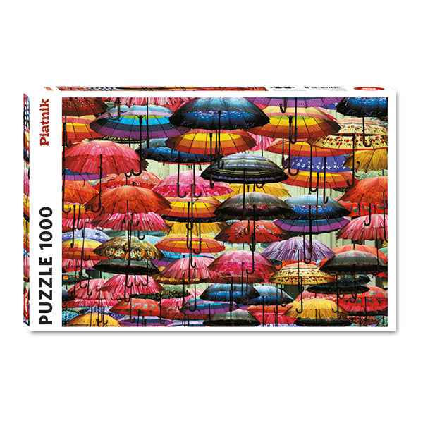 Colorful Umbrellas 1000 Piece Puzzle - Quick Ship - Puzzlicious.com
