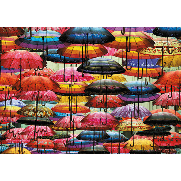 Colorful Umbrellas 1000 Piece Puzzle - Quick Ship - Puzzlicious.com