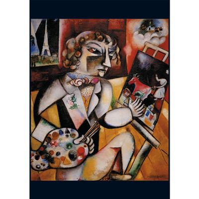 Marc Chagall&#39;s Self-Portrait with Seven Fingers 1000 Piece Puzzle - Puzzlicious.com