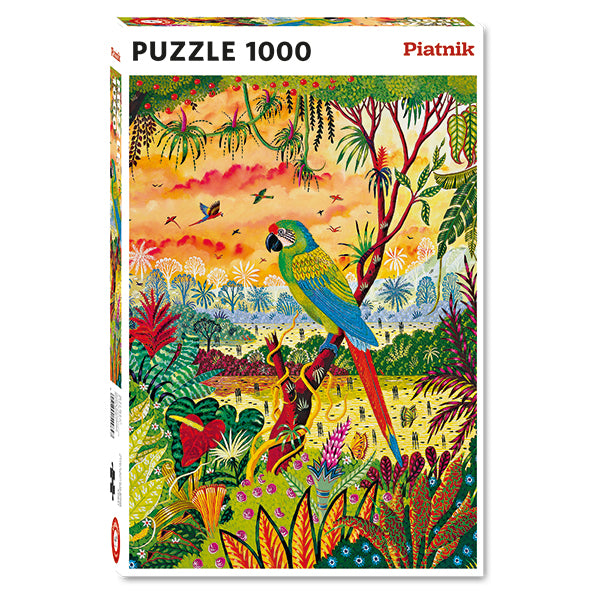 Great Green Macaw 1000 Piece Puzzle - Puzzlicious.com