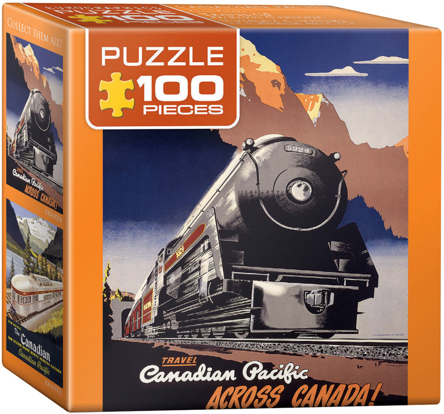 CP Rail Travel CPR 100 Piece Mini Puzzle - Quick Ship - Puzzlicious.com