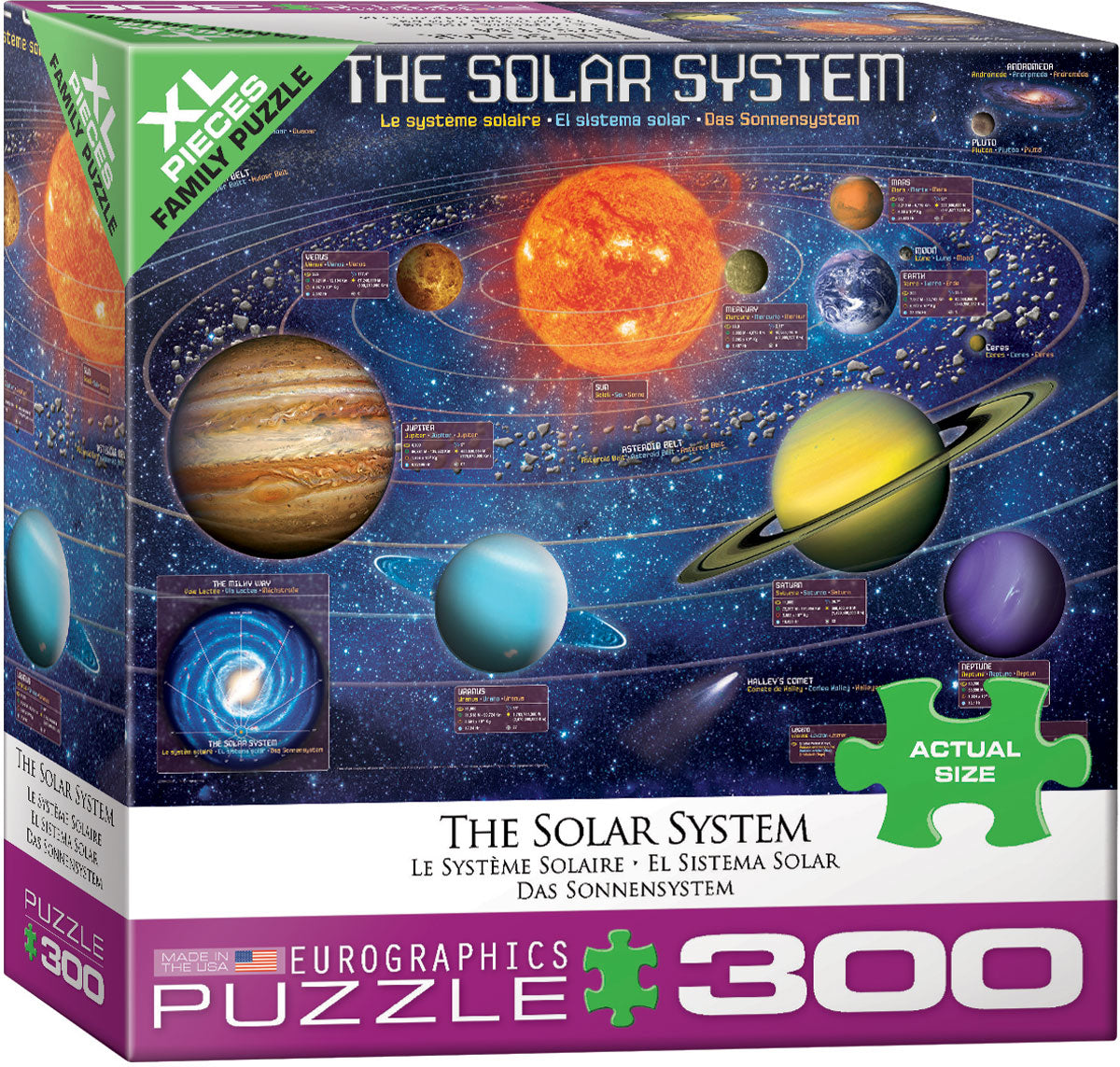 The Solar System 300 Piece Puzzle with XL Pieces - Quick Ship - Puzzlicious.com