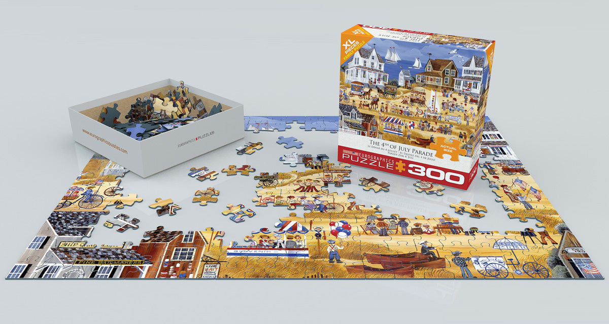 The 4th of July Parade 300 Piece Puzzle - Quick Ship - Puzzlicious.com