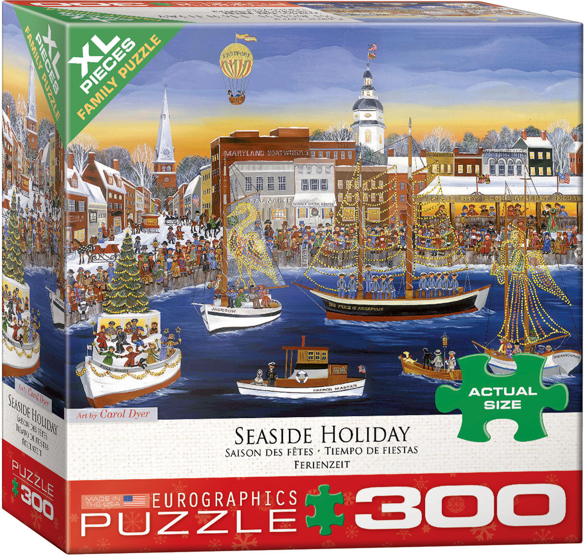 Seaside Holiday 300 Piece Puzzle - Quick Ship - Puzzlicious.com