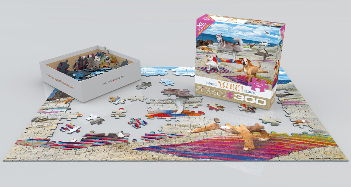 Yoga Beach 300 Piece Puzzle - Quick Ship - Puzzlicious.com