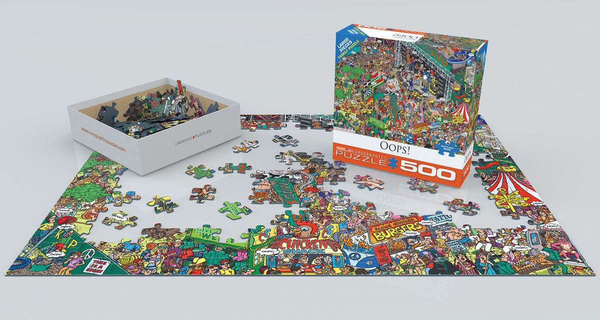 Oops! 500 Piece Puzzle - Quick Ship - Puzzlicious.com
