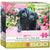 Black Labs in Pink Box 500 Piece Puzzle - Quick Ship - Puzzlicious.com
