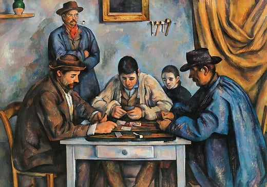 The Card Players 1000 Piece Puzzle - Quick Ship - Puzzlicious.com