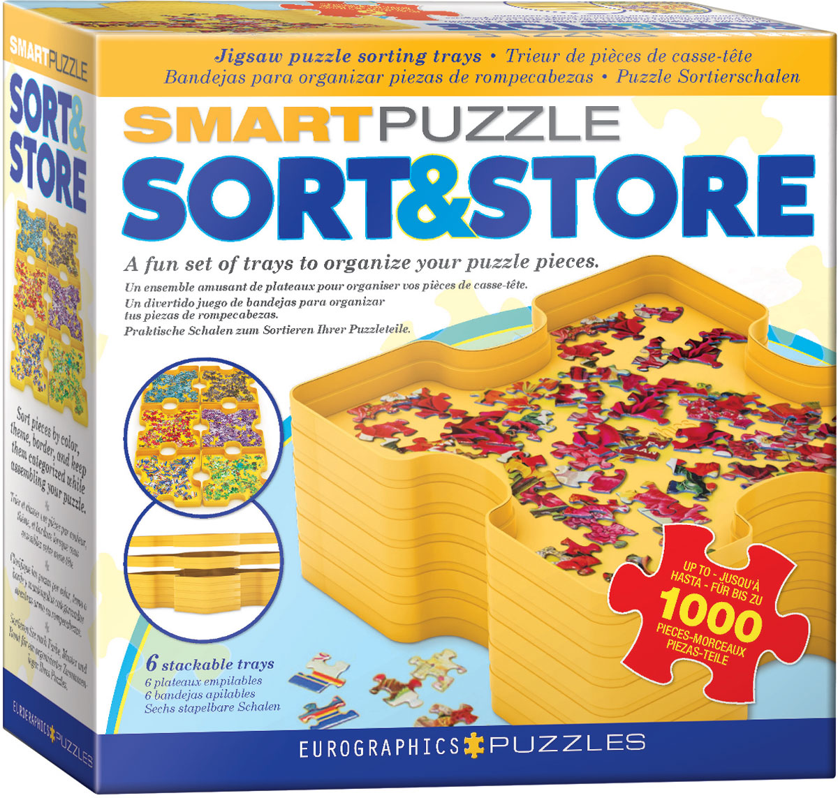 Puzzle Piece Sorting Trays, Jigsaw Puzzle