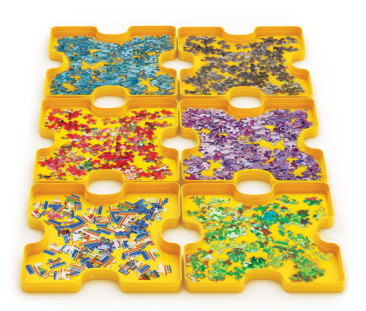 Eurographics Inc. SmartPuzzle Sort & Store 6-Piece Jigsaw Puzzle Tray Set