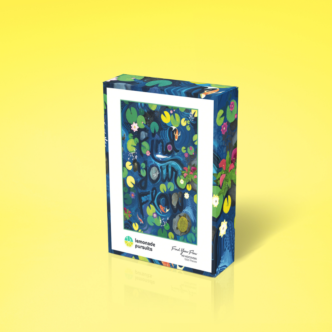 Find Your Flow 1000 Piece Puzzle - Quick Ship - Puzzlicious.com