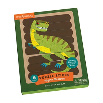 Mudpuppy 2-Sided 24-Piece Puzzle Sticks (Various Options) - Puzzlicious.com