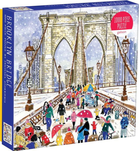 Michael Storrings Brooklyn Bridge 1000 Piece Puzzle - Quick Ship - Puzzlicious.com