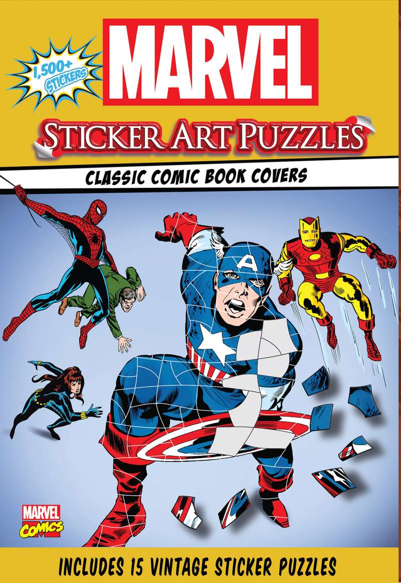 Marvel Sticker Art Puzzle Book - Quick Ship - Puzzlicious.com
