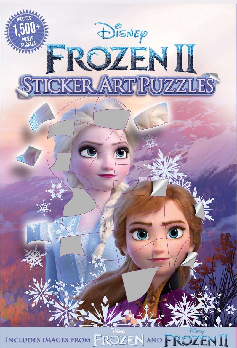 Disney Frozen II Sticker Art Puzzle Book -Quick Ship