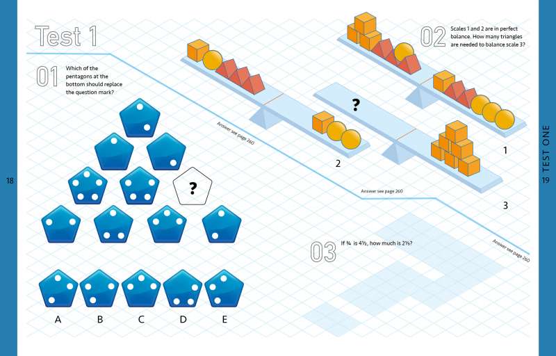 What's Your IQ? - Train Your Brain Puzzles Book - Puzzlicious.com