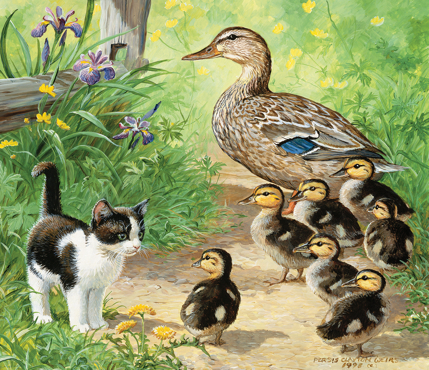 Ducks and Friend 25 Piece Puzzle - Puzzlicious.com