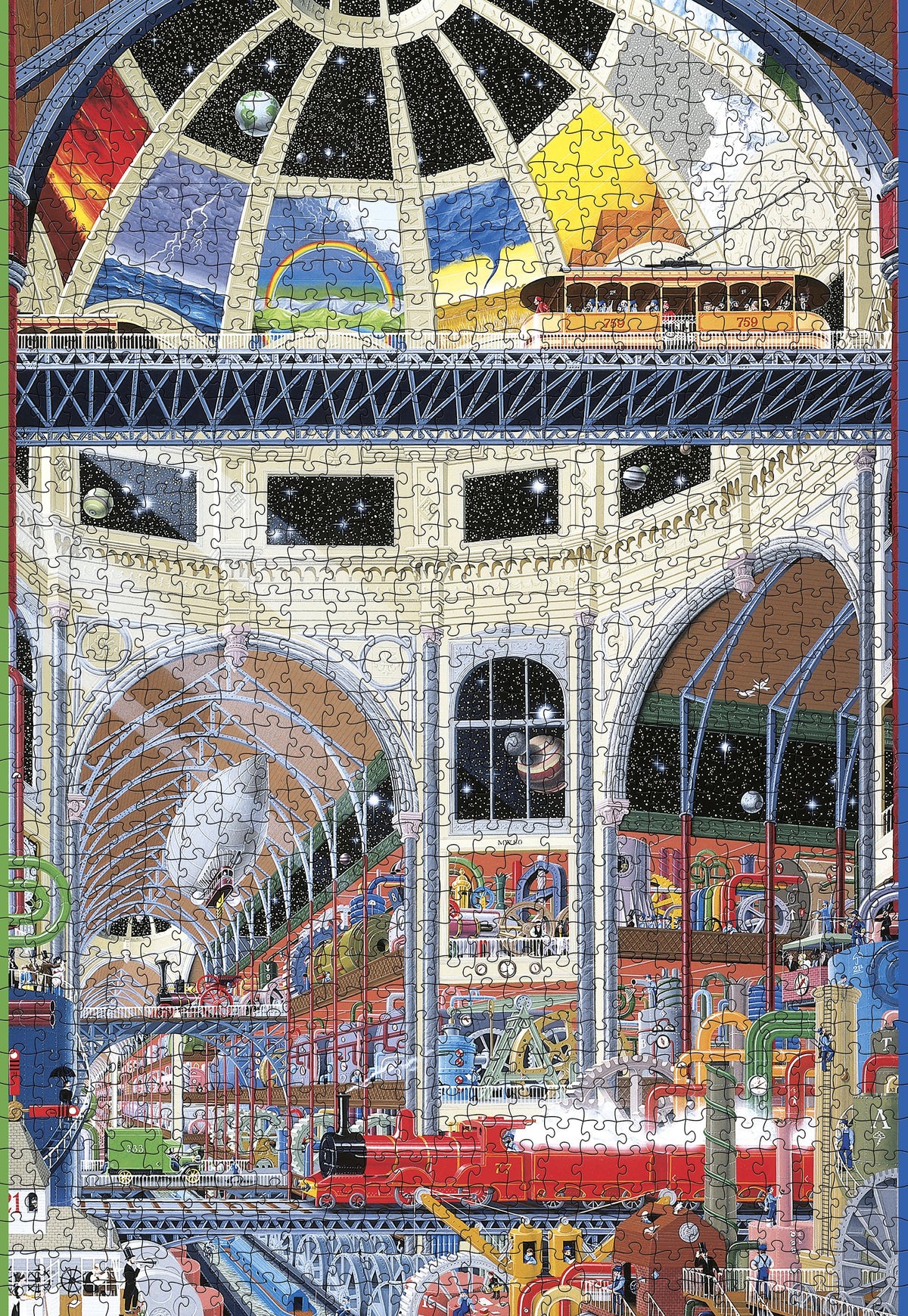 Mike Wilks: The Weather Works: The Grand Hall 1000 Piece Jigsaw Puzzle - Quick Ship