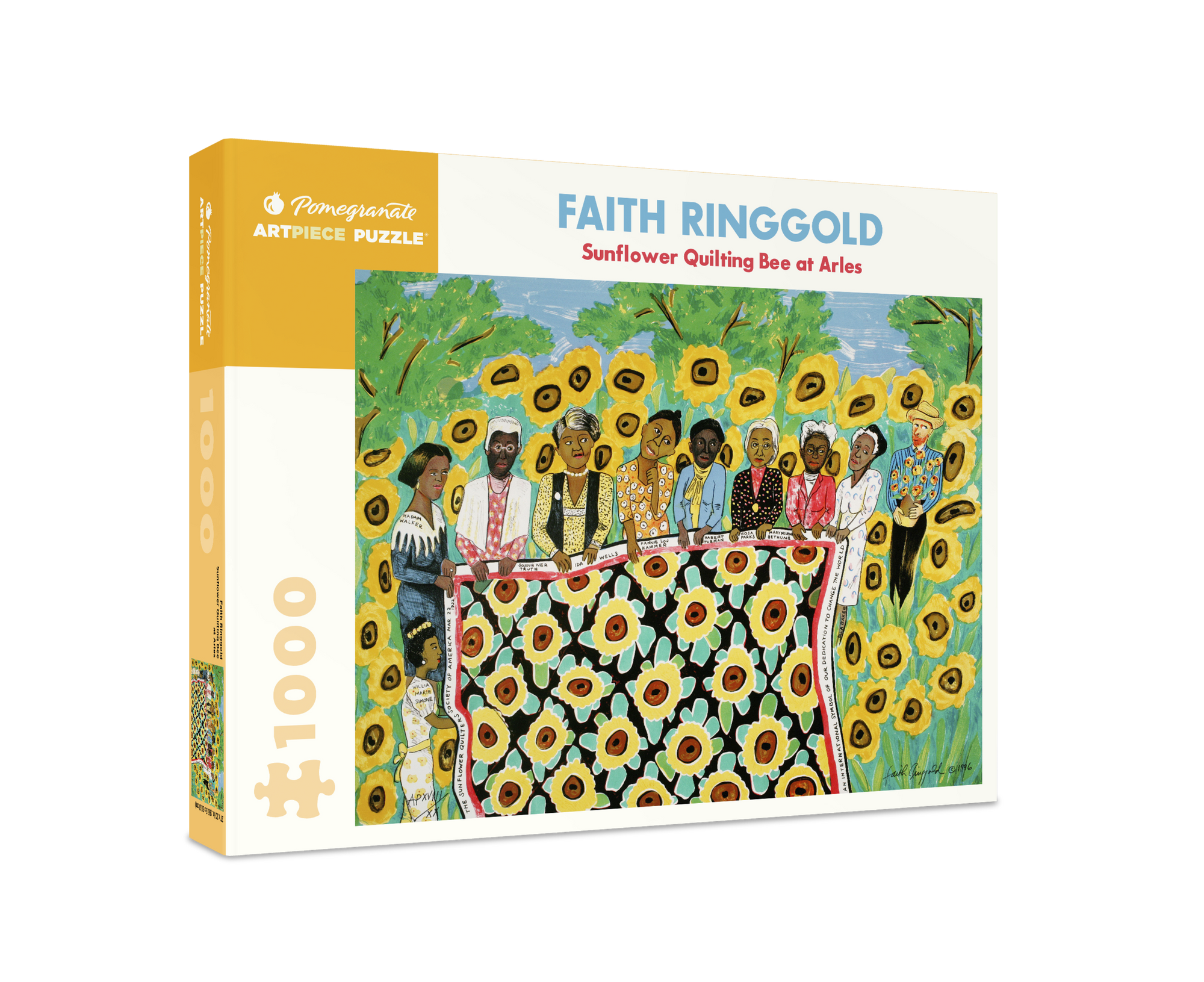 Faith Ringgold: Sunflower Quilting Bee at Arles 1000 Piece Jigsaw Puzzle - Quick Ship