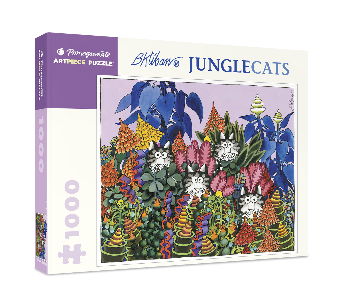 B. Kliban: JungleCats 1000 Piece Jigsaw Puzzle - Quick Ship