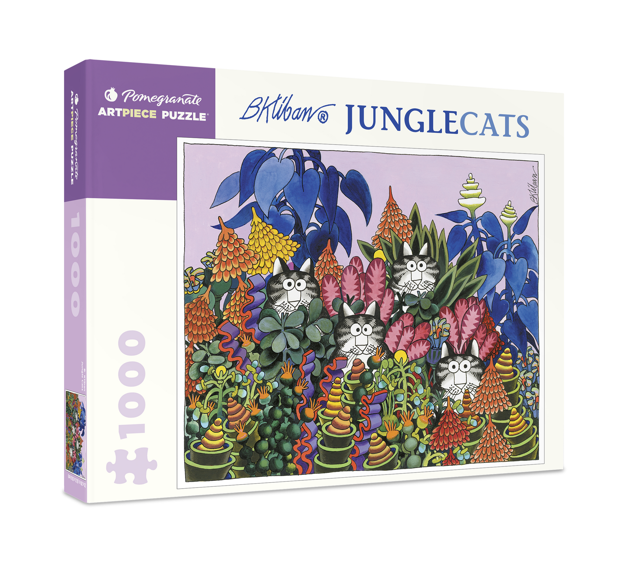 B. Kliban: JungleCats 1000 Piece Jigsaw Puzzle - Quick Ship