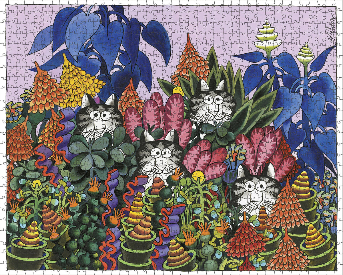 B. Kliban: JungleCats 1000 Piece Jigsaw Puzzle - Quick Ship