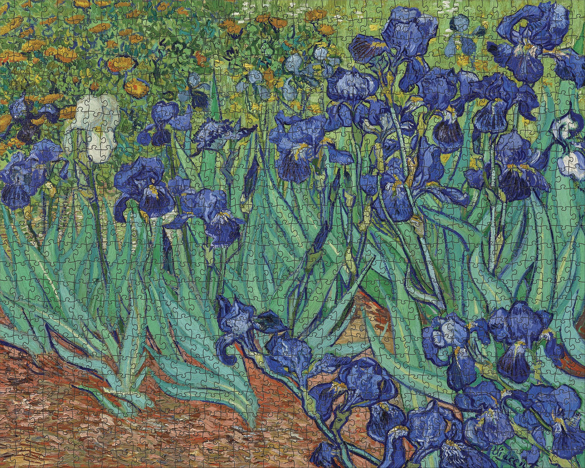 Pomegranate&#39;s Van Gogh: Irises 1000 Piece Jigsaw Puzzle