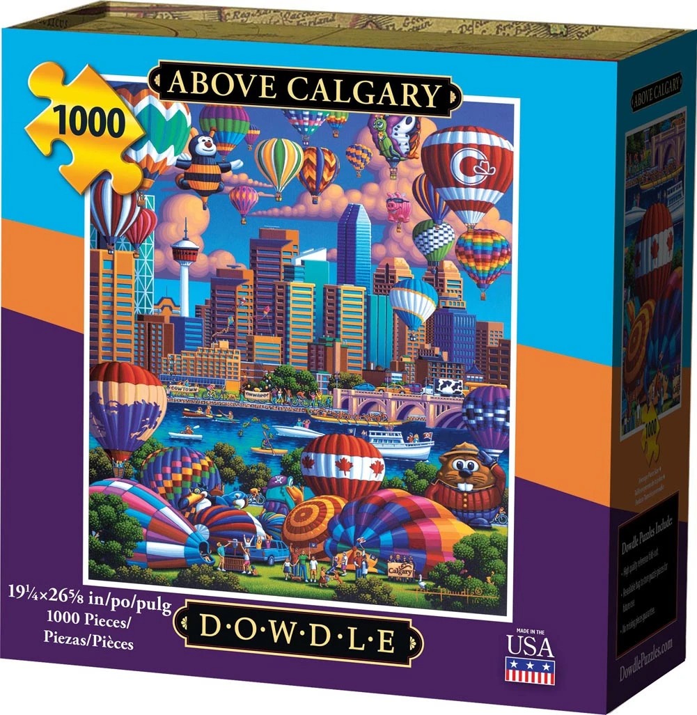 Above Calgary 1000 Piece Puzzle - Quick Ship - Puzzlicious.com