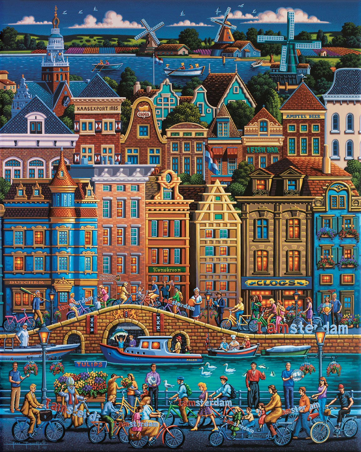 Amsterdam 500 Piece Puzzle - Quick Ship