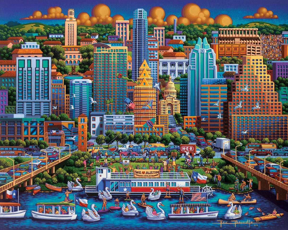 Austin 500 Piece Puzzle - Quick Ship - Puzzlicious.com