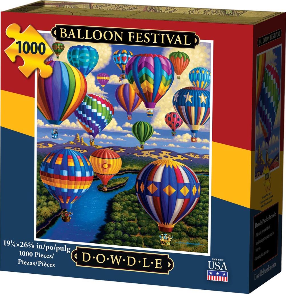 Balloon Festival 1000 Piece Puzzle - Puzzlicious.com