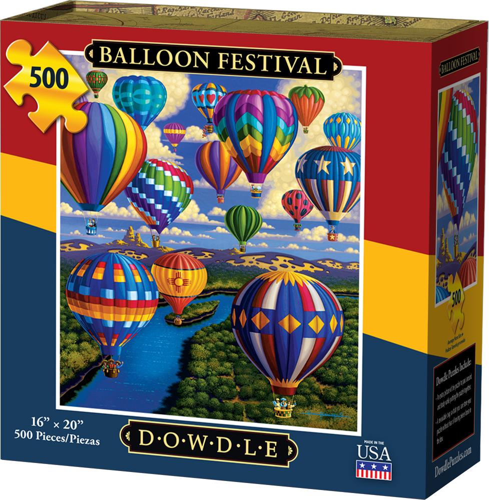 Balloon Festival 1000 Piece Puzzle - Puzzlicious.com