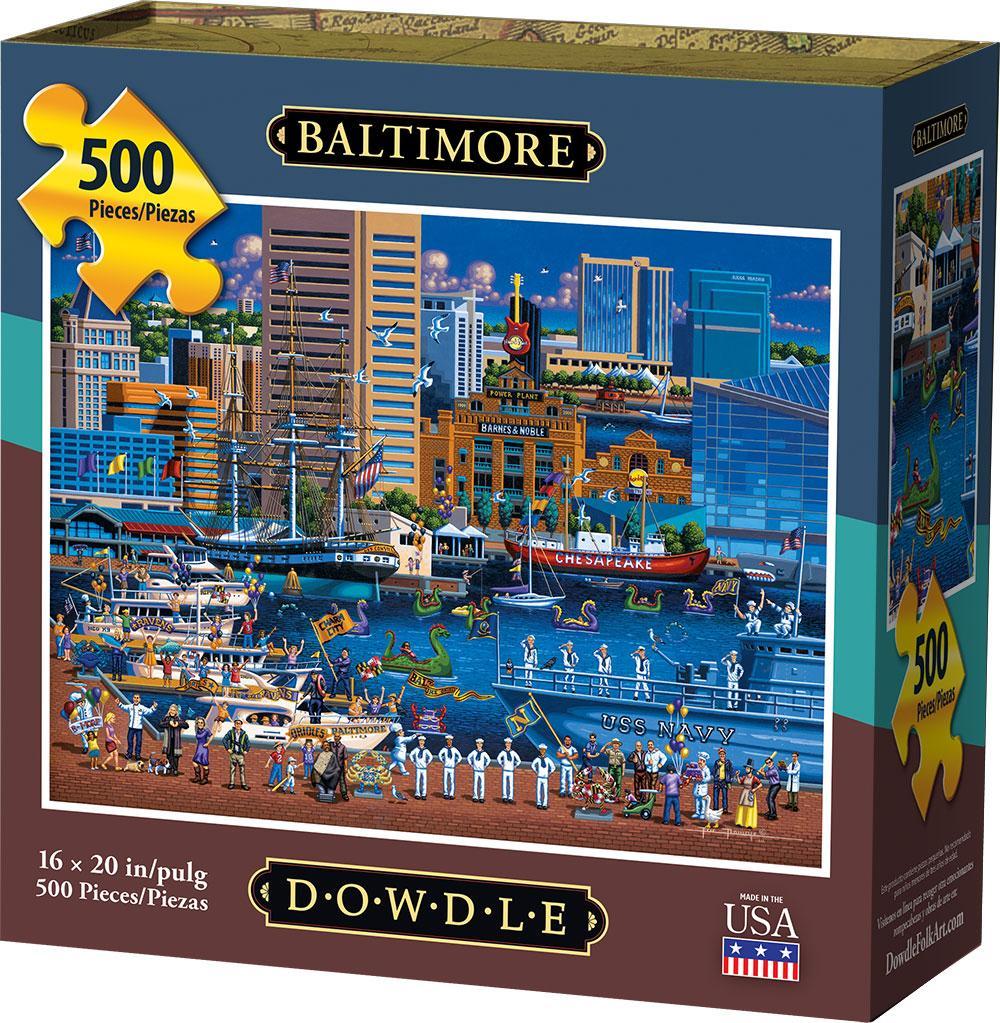 Baltimore 500 Piece Puzzle - Quick Ship - Puzzlicious.com