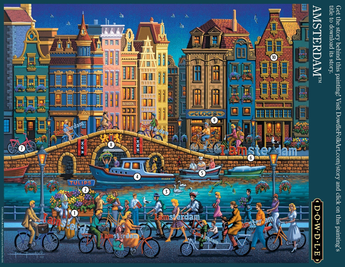 Amsterdam 500 Piece Puzzle - Quick Ship
