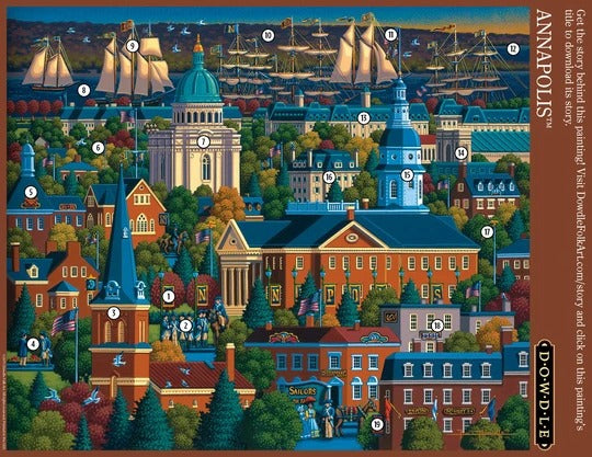 Annapolis 500 Piece Puzzle - Quick Ship - Puzzlicious.com