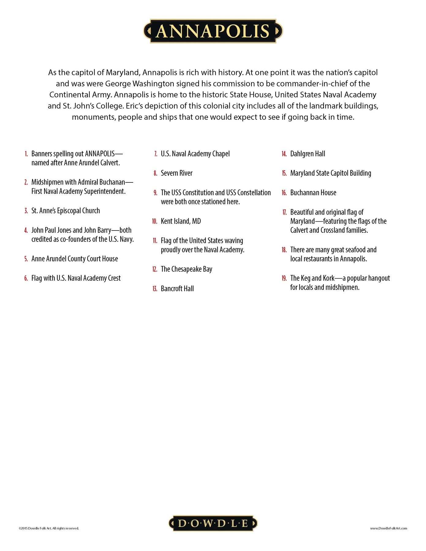 Annapolis 500 Piece Puzzle - Quick Ship - Puzzlicious.com