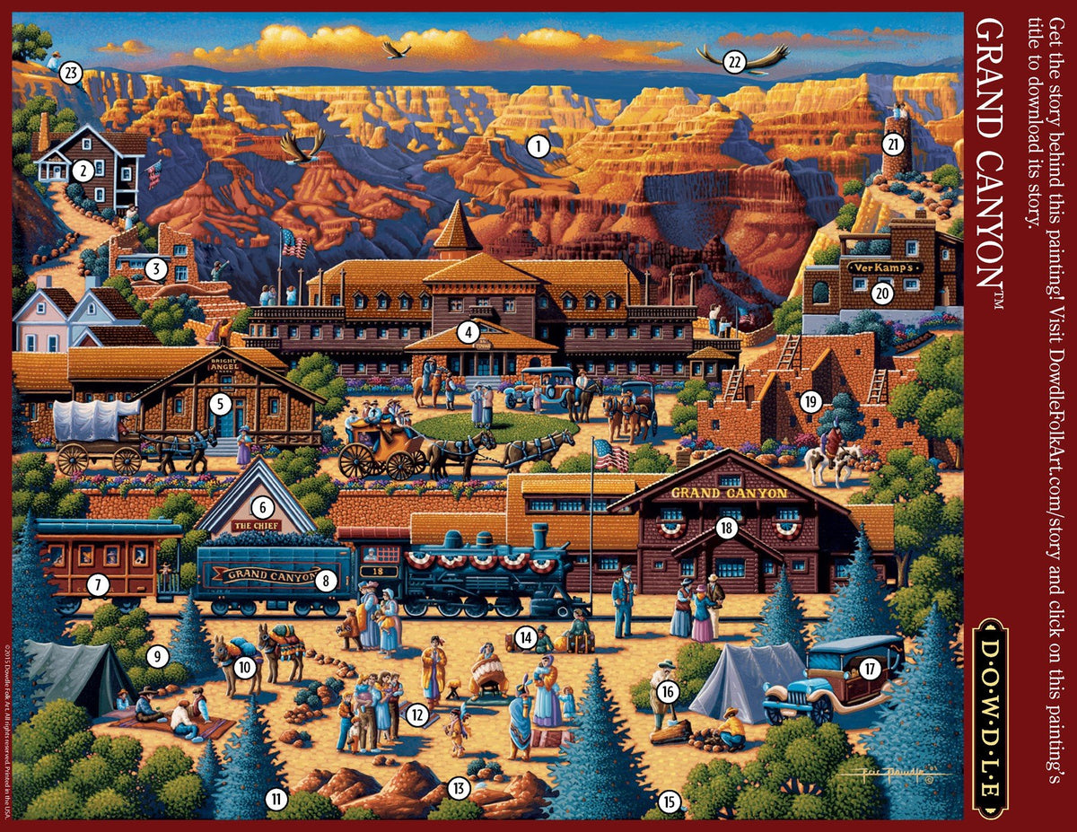 Grand Canyon 500 Piece Puzzle - Quick Ship - Puzzlicious.com