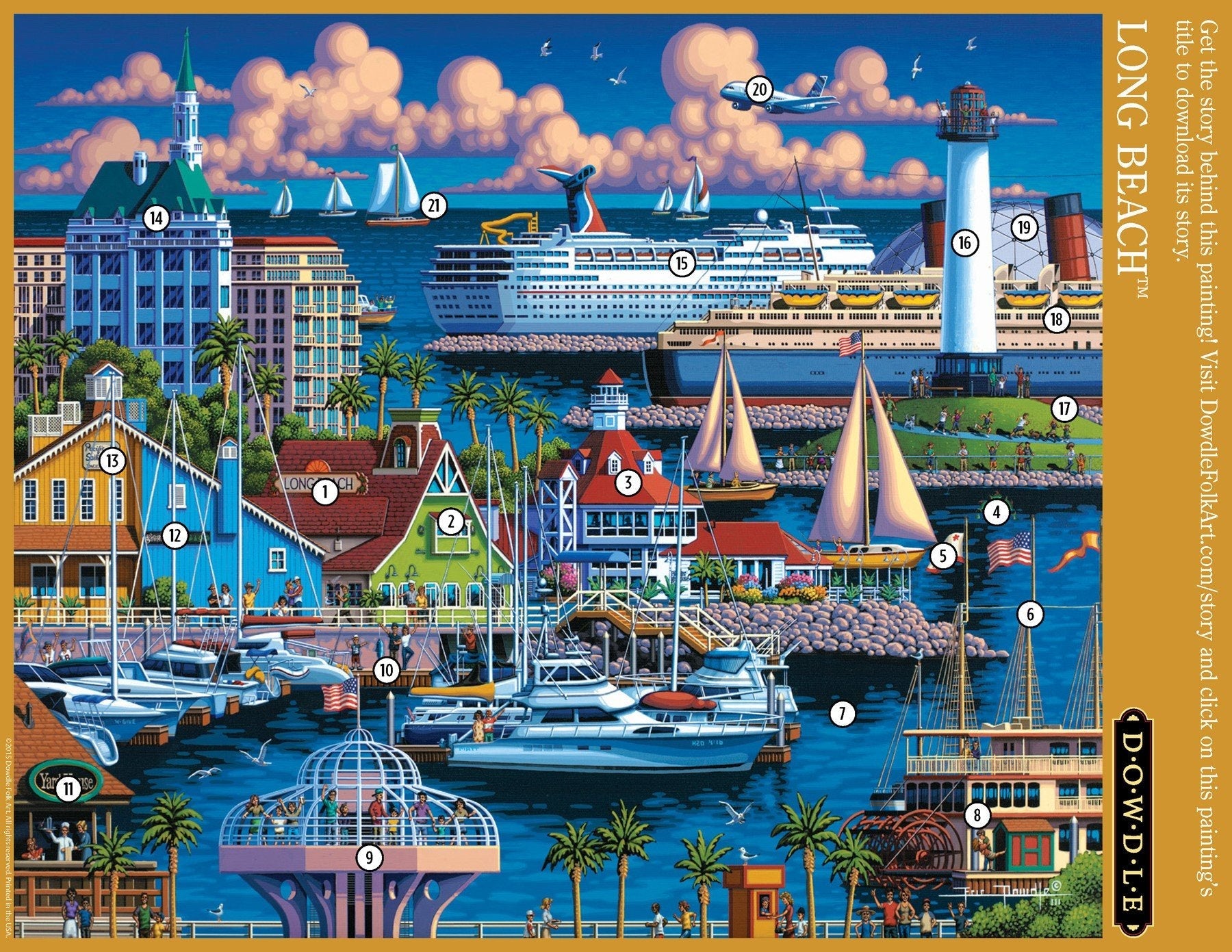 Long Beach 500 Piece Puzzle - Quick Ship