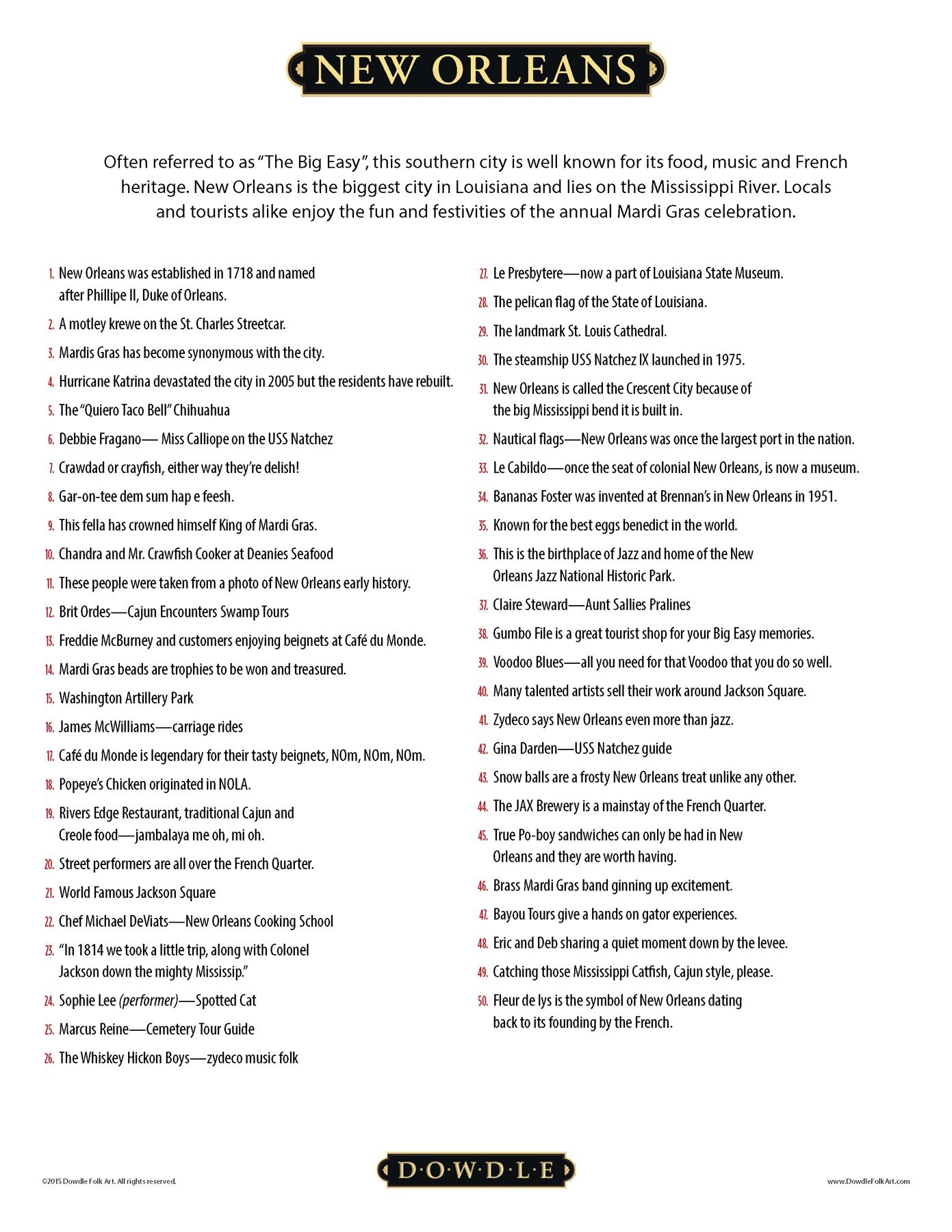 New Orleans 500 Piece Puzzle - Puzzlicious.com