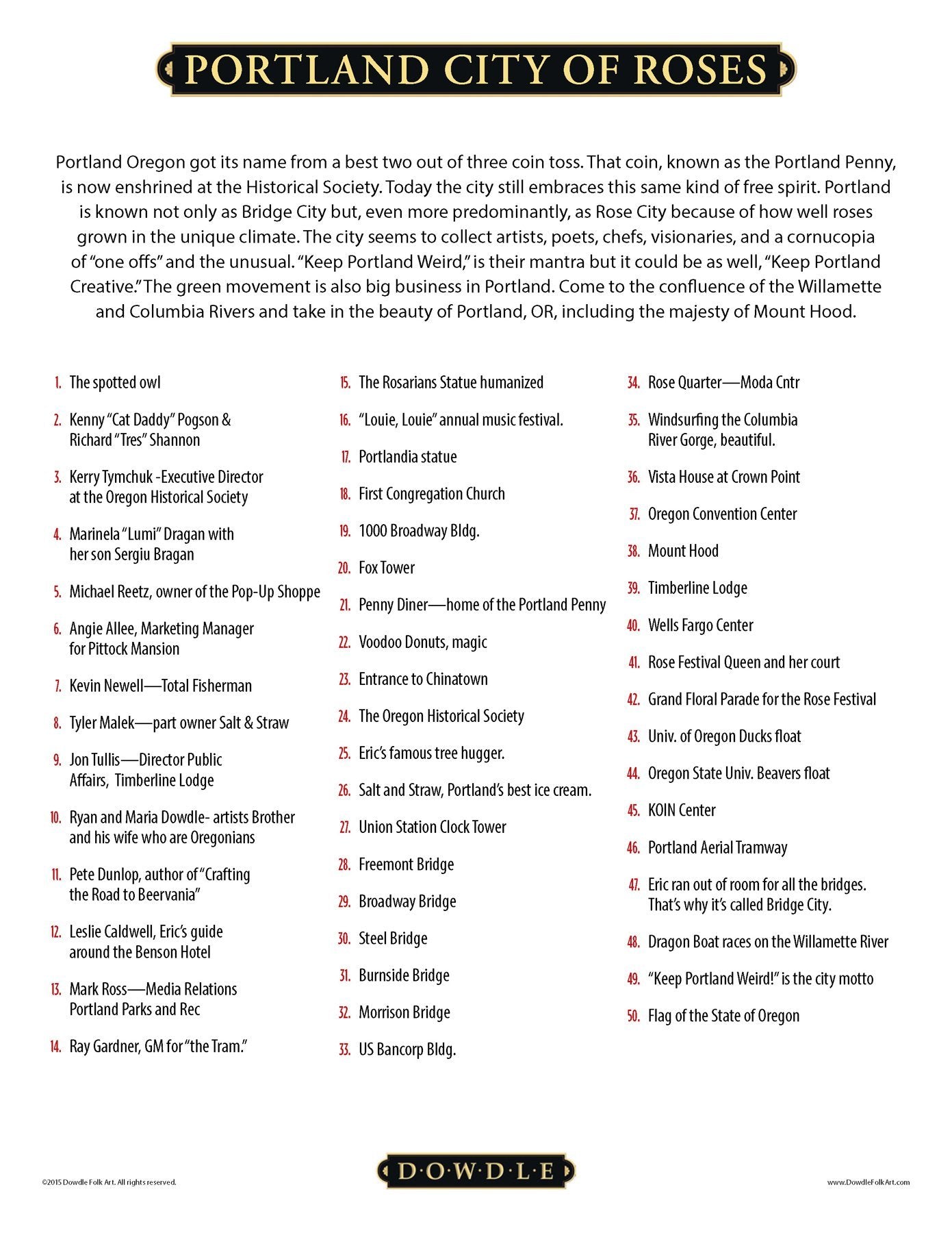 Portland City of Roses 1000 Piece Puzzle - Quick Ship - Puzzlicious.com