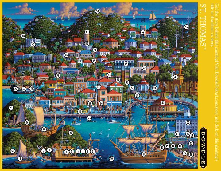 St. Thomas 500 Piece Puzzle - Quick Ship - Puzzlicious.com