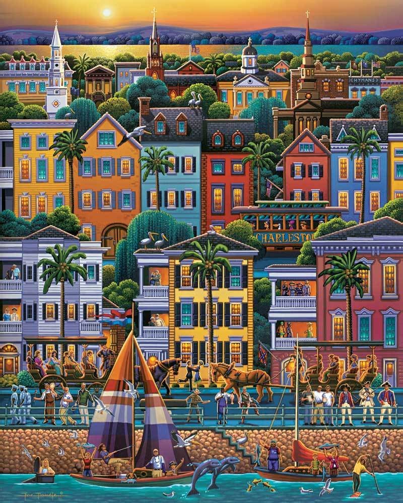 Charleston 1000 Piece Puzzle - Puzzlicious.com