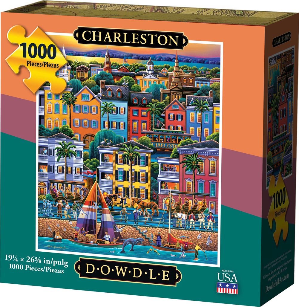Charleston 1000 Piece Puzzle - Puzzlicious.com