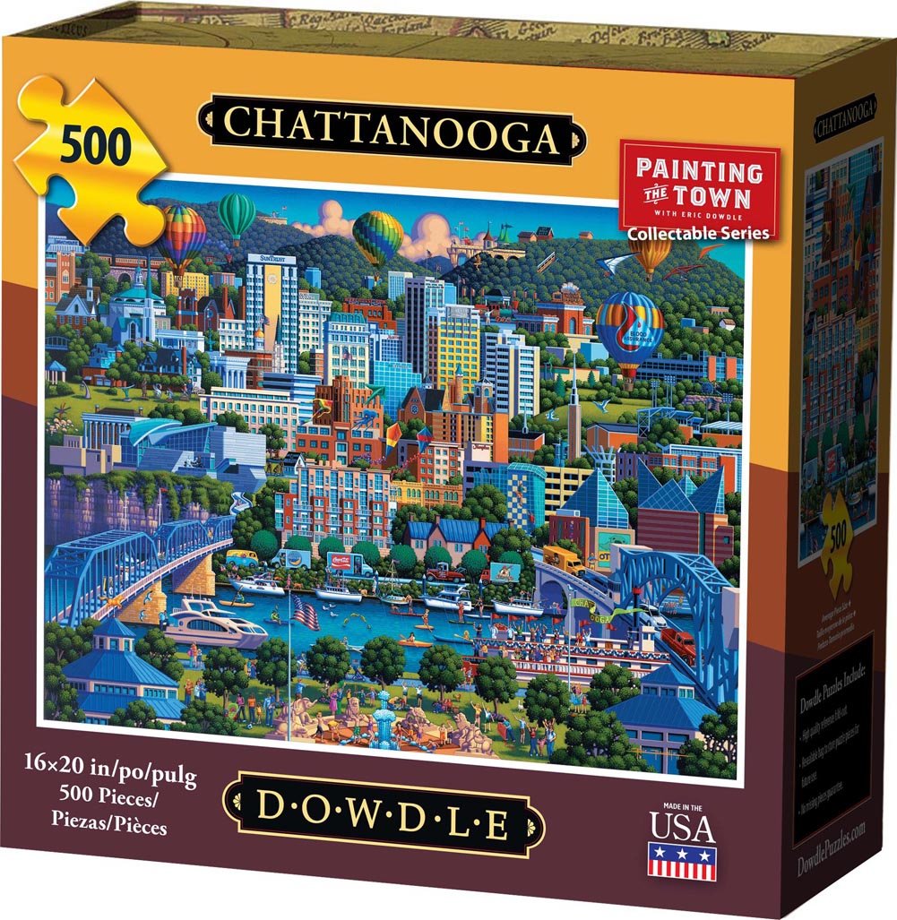 Chattanooga 500 Piece Puzzle - Quick Ship - Puzzlicious.com